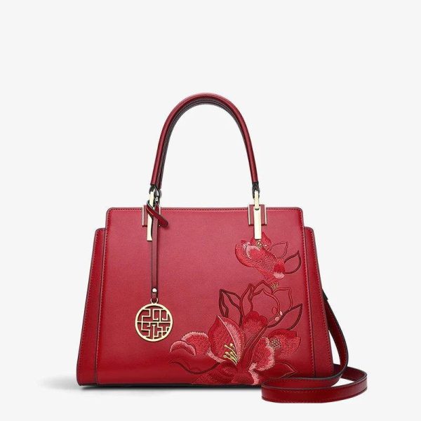 Croc Print Structured Shopper Tote