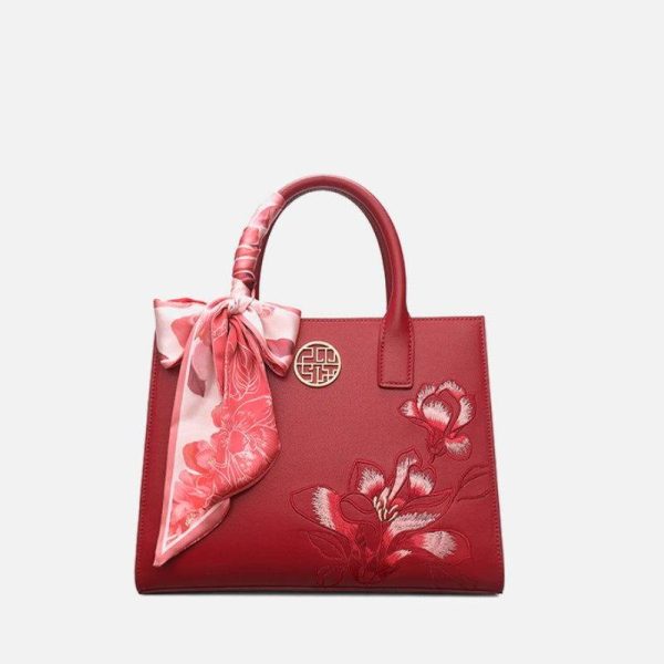 Smooth Leather Laptop Shopper