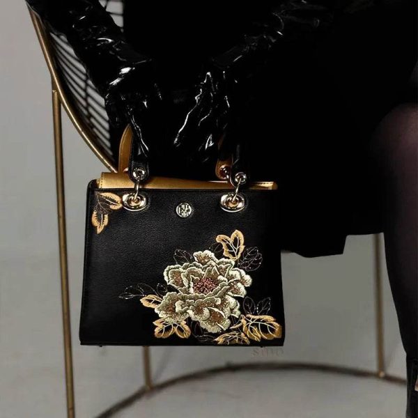 Metallic Blue Crescent Clutch - Image 2