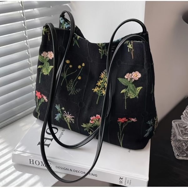 Embroidered Canvas Crossbody - Image 3