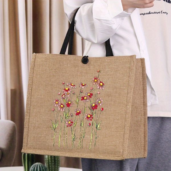 Oversized Canvas Shopper - Image 5