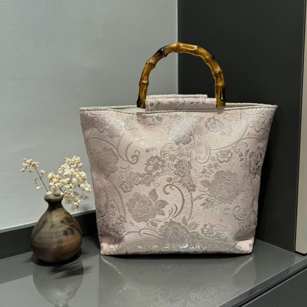 Checkered Canvas Tote - Image 4