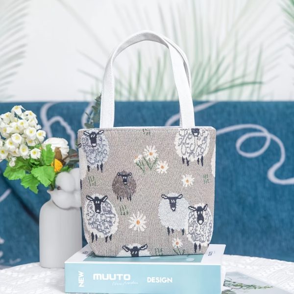 Embossed Croc Leather Tote - Image 5