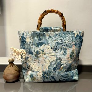 Croc Embossed Crescent Satchel