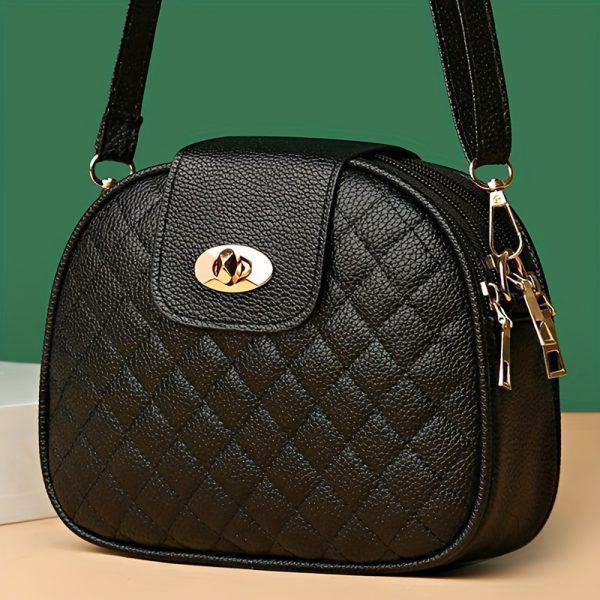 Quilted Velvet Mini Box Bag