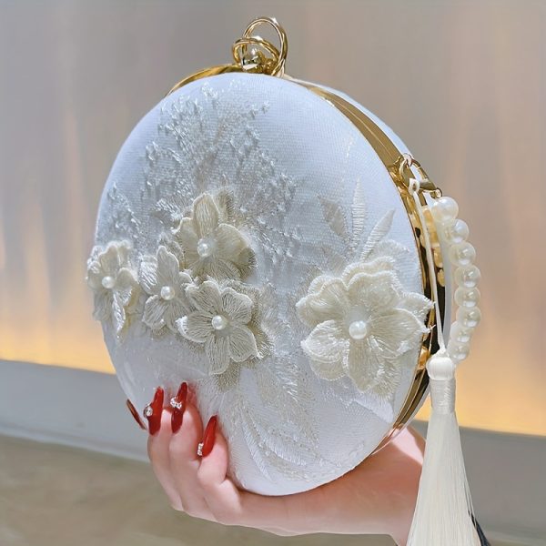 Metallic Leather Evening Bag - Image 5