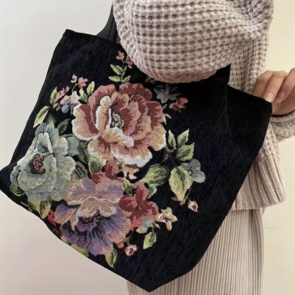 Croc Print Mini Shoulder Tote - Image 4