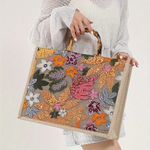 Croc Print Mini Crossbody Tote