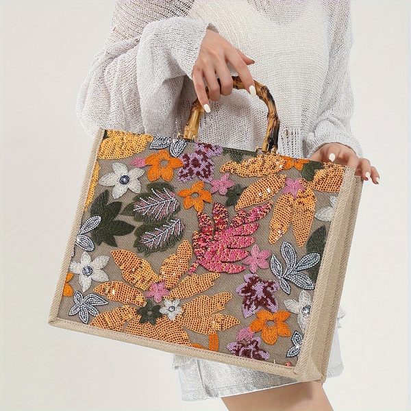 Croc Print Mini Crossbody Tote