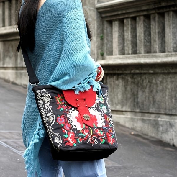 Vintage Suede Shoulder Bag - Image 3