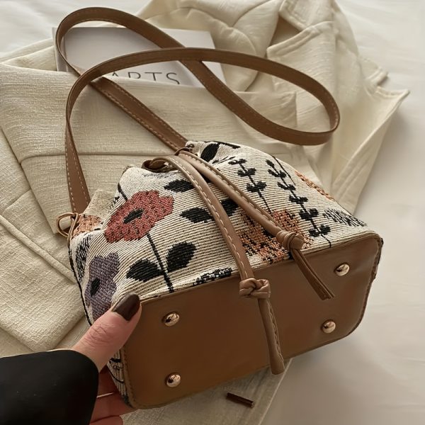 Raffia Woven Mini Crossbody - Image 3