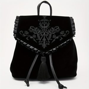 Denim Patchwork Shoulder Bag