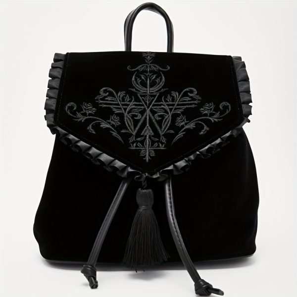 Denim Patchwork Shoulder Bag