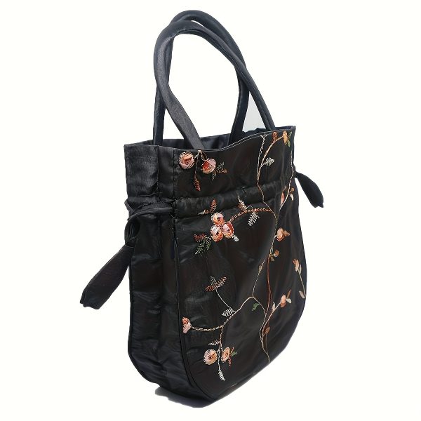 Vegan Leather Messenger Bag - Image 4