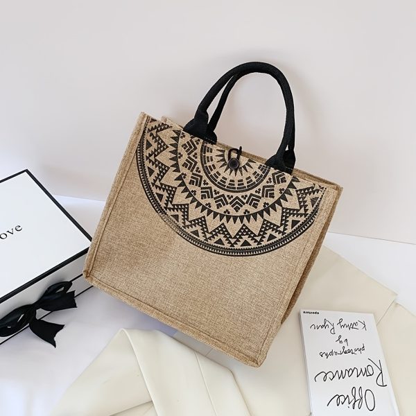 Bamboo Handle Tote - Image 3
