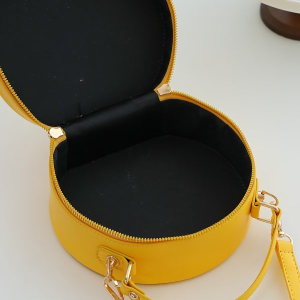 Satin Crystal Shoulder Clutch - Image 4