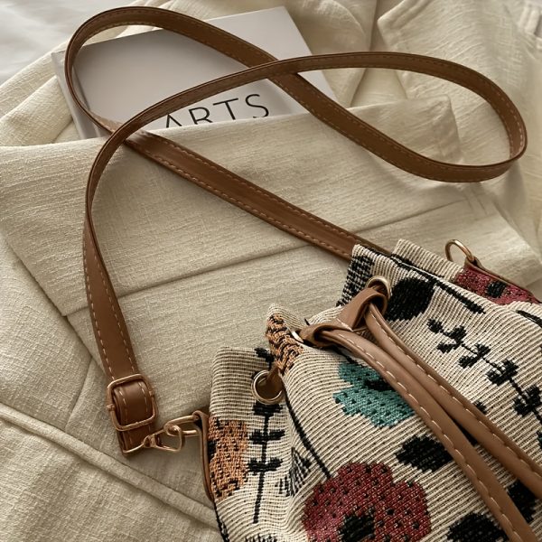 Raffia Woven Mini Crossbody - Image 2