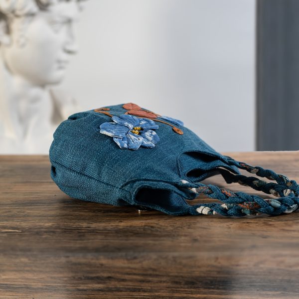Monogram Print Satche - Image 3