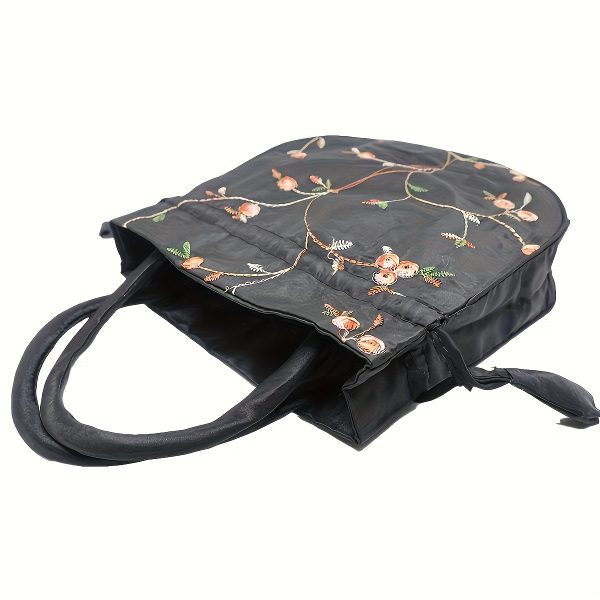 Vegan Leather Messenger Bag - Image 3