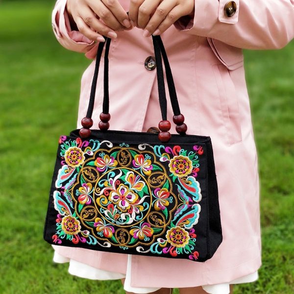 Perforated Leather Satchel - Image 2