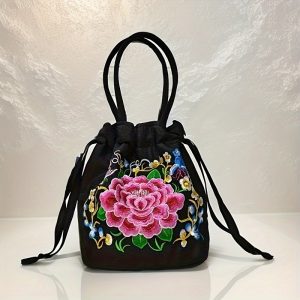 Smooth Leather Bucket Bag