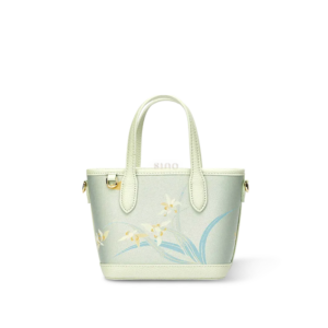 Chinoiserie Song Brocade Handbag with Orchid Pattern